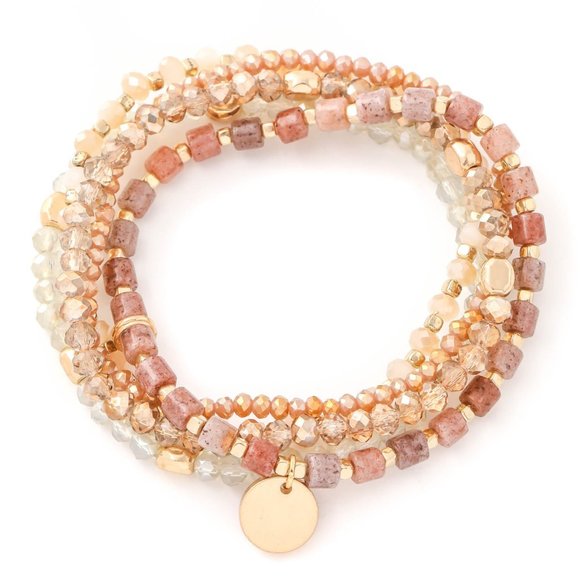 Brinisity Jewelry - OLIVIA BEADED BRACELET